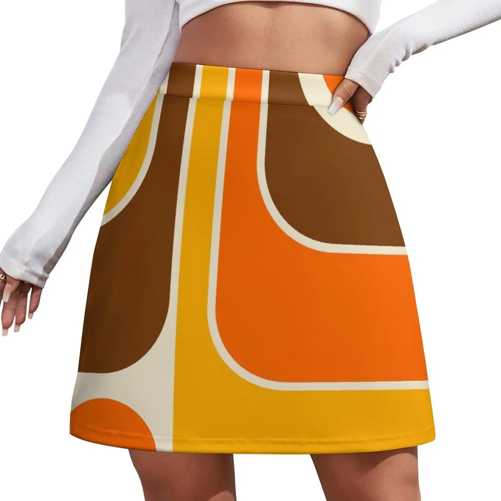 

Retro Geometric Design 624 Mini Skirt Woman skirts Clothes for summer clothing women summer 2026 Female clothing