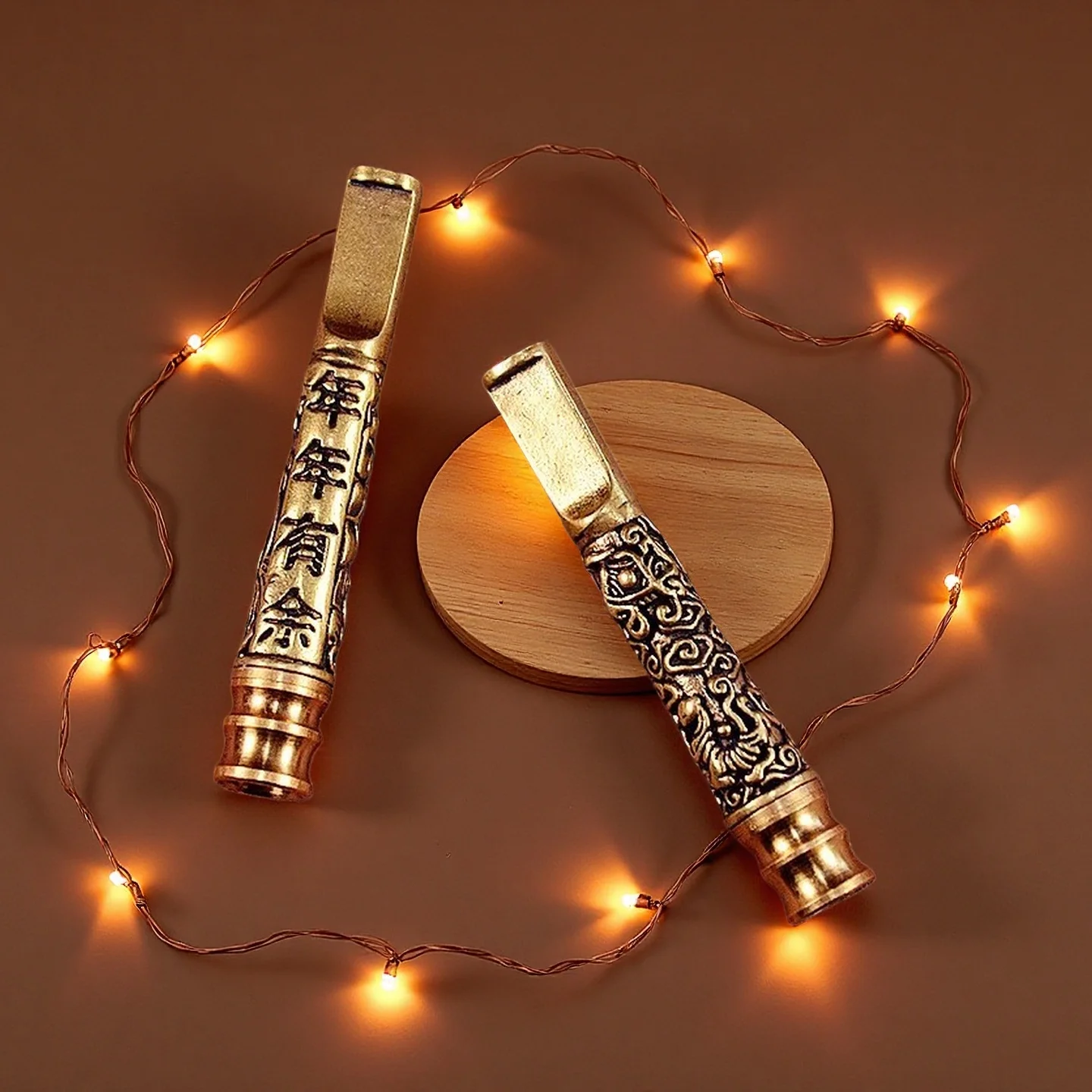 

Portable Pure Brass Pipe Traditional New Copper Tobacco Rod With Filter Element Detachable For Both Coarse And Fine Cigarettes