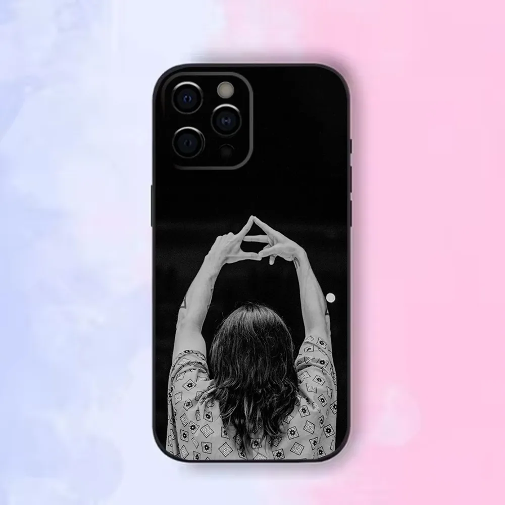 30 S-Second To Mars 30stm Phone Case For iPhone16,15,14,13,12 Mini 11 Pro XR,X,XS,MAX 7,8 Plus Silicone Cover Soft Black