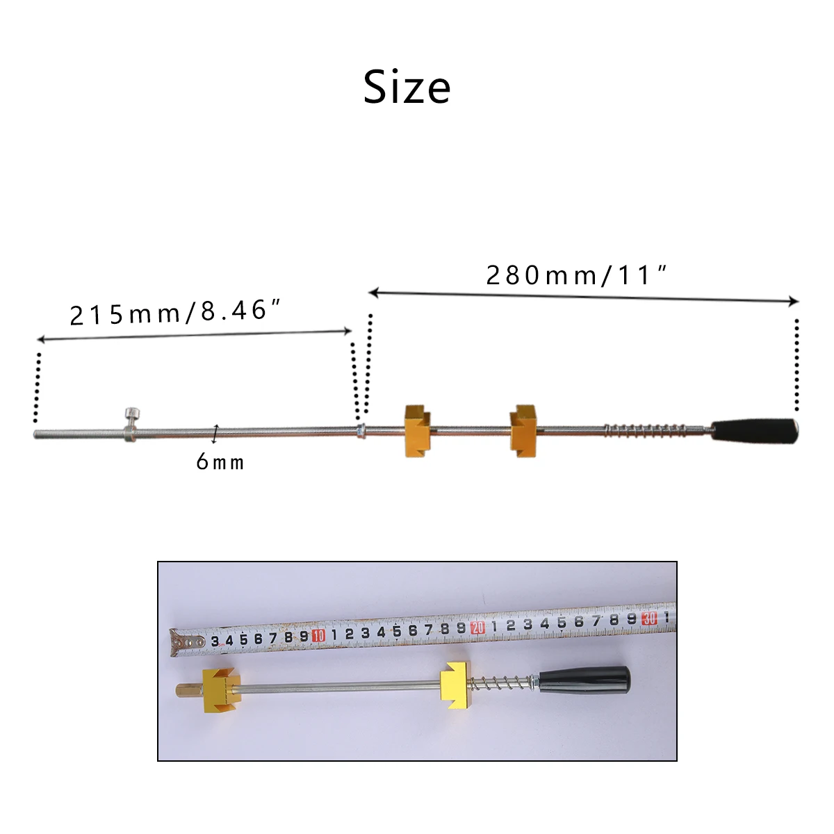 6mm whetstone Holder Clip Jig Suit for Edge pro Ruixin pro knife sharpener kme Knife sharpener