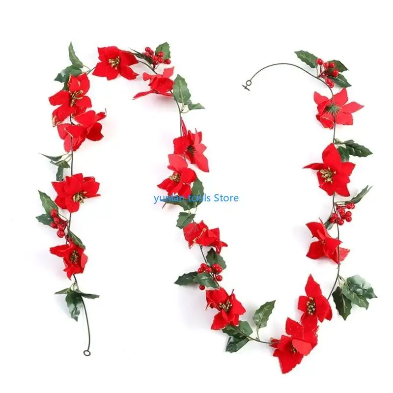 

50LB Christmas Vine Garland Artificial Leaves Hanging Pendant
