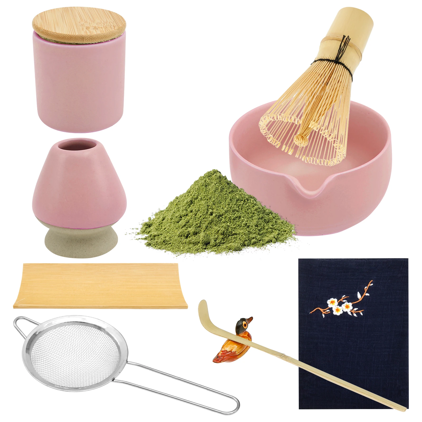 

2/9 шт. японский чайный сервиз матча, безопасный бамбуковый венчик, чайная ложка, чайный сервиз, чаша матча, держатель венчика матча для любителей чая, инструмент для изготовления чая