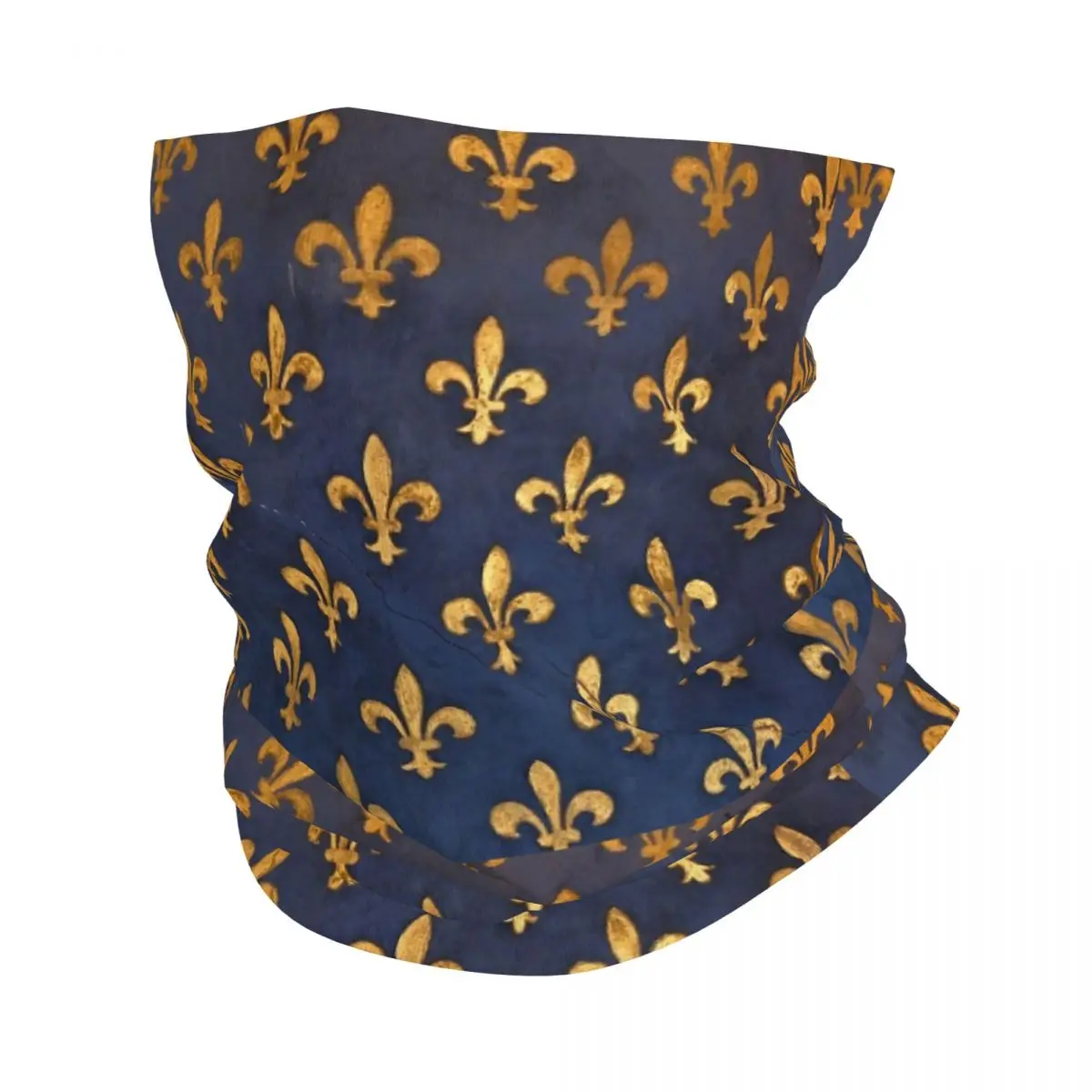 

Florence Bandana Neck Cover Fleur De Lis Lily Flower Symbol Flag Face Scarf Multi-use Balaclava Hiking Unisex Adult Breathable