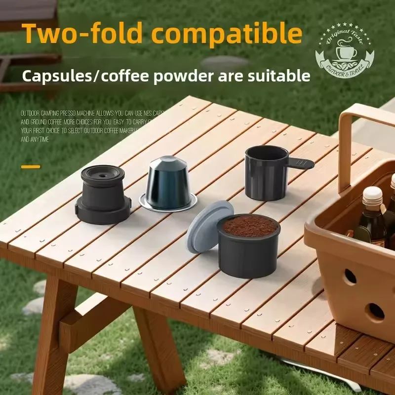 CAFELFFE Portable Manual Coffee Maker Compact Size Ideal For Outdoor And Car Use Small Bottle Espresso Coffee Machine