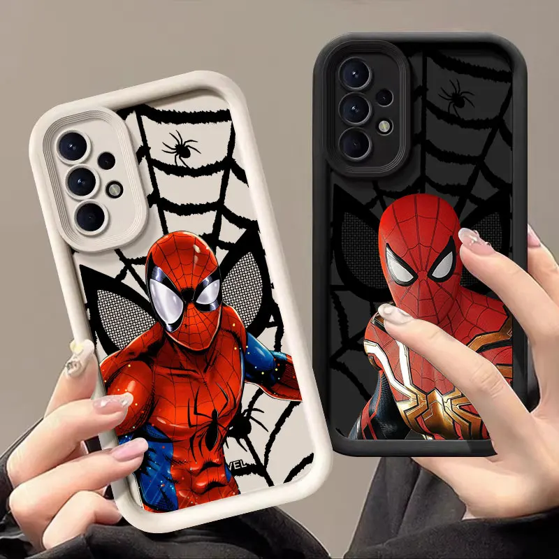 Marvel Spiderman Avengers Case For Samsung Galaxy A55 5G A54 A35 A53 A52 A34 A12 A13 A14 A15 A16 A21S A25 A32 A33 Silicone Cover