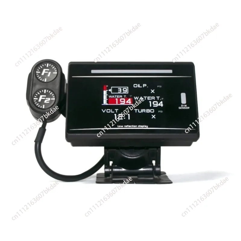 Multifunctional OBD Instrument, Turbine Speed Oil Temperature Oil Pressure Water Temperature Vacuum Meter ZD Ten in One