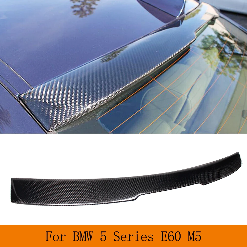 

E60 Wing Carbon Fiber Rear Spoiler for BMW 5 Series E60 Sedan 4 Door 525i 530i 535i Rear spoiler Top Wings 2004-2010 Body Kits