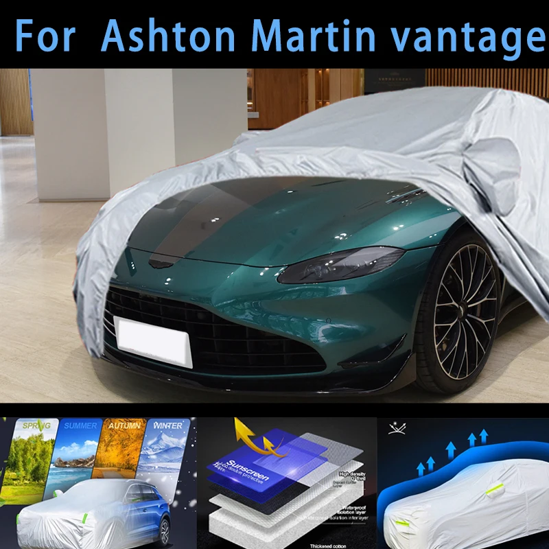 

For Martin vantage Outdoor Protection Full Car Covers Snow Cover Sunshade Waterproof Dustproof Exterior Car cover protection