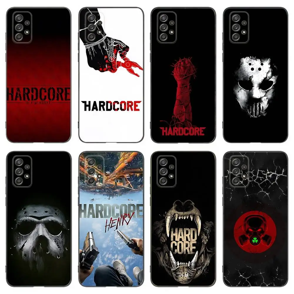 

H-Henry Movie H-Hardcore Phone Case For Samsung Galaxy A 91,80,73,72,53,52,51,22,5G,Plus,J,Note Soft Black Cover