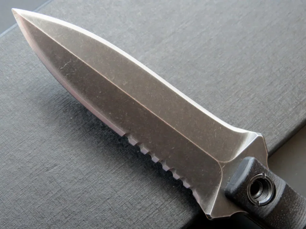 New Eafengrow C1290 Knife D2 Steel+g10 Handle Straight Knife Outdoor Camping Edc Tool Knife