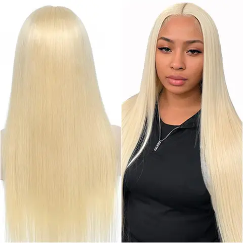 HD 613 Honey Blonde 30 40 Inch Bone Straight 13x6 HD Lace Frontal Wig 13x4 HD Lace Frontal Wigs PrePlucked For Women 200 Density