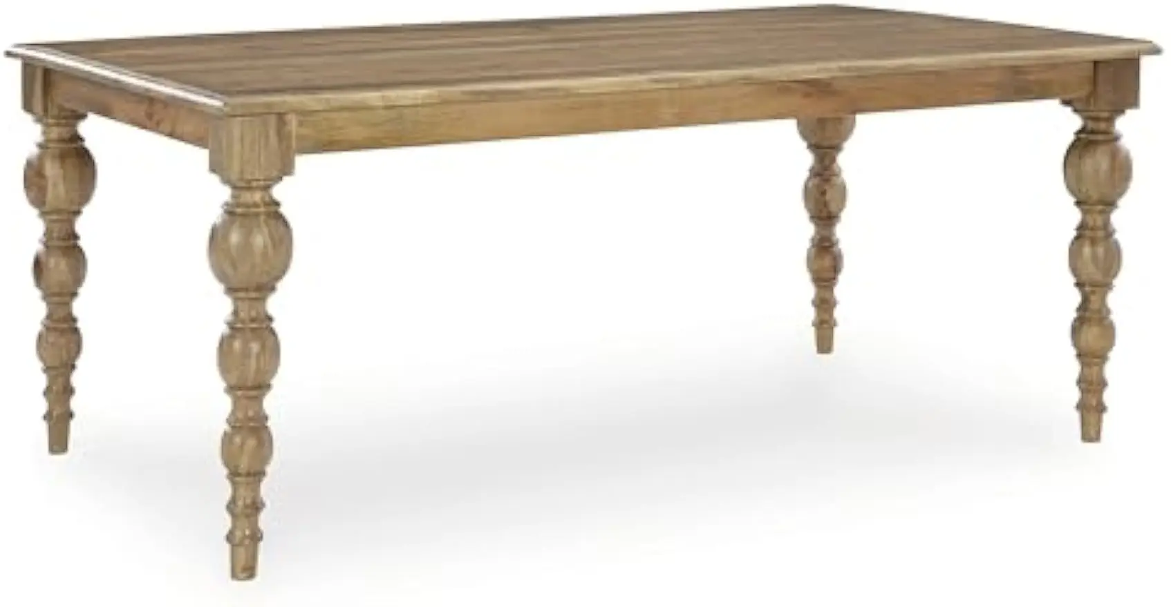 

Rybergston Casual Dining Table with 4 Legs, Light Brown