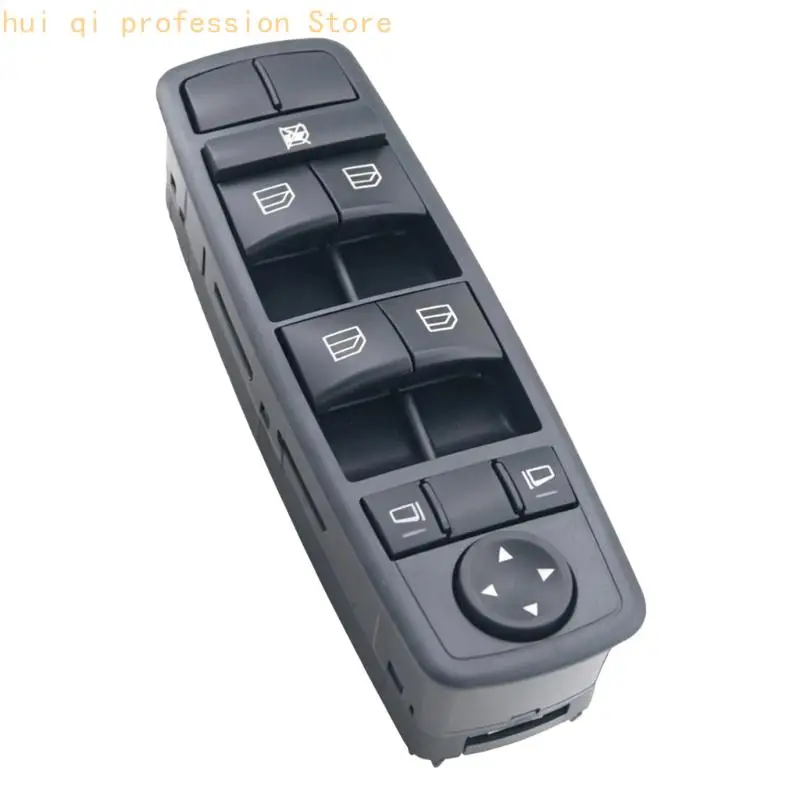 Reparaturfokussiertes Türbedienfeld 2518200110 für Autoglasbewegung, schwarzes ABS-Innenteil mit vier Hebeknöpfen, H8WE – Detail 8