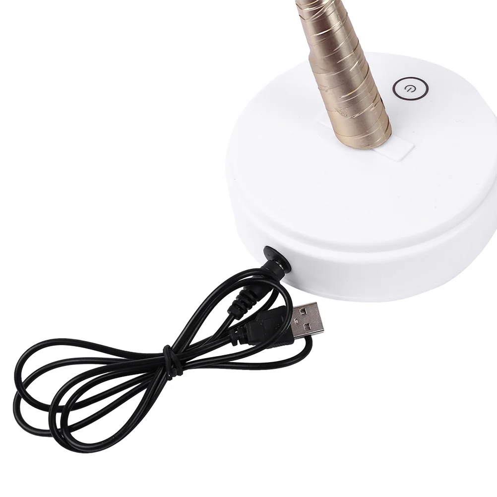 

White Tree Shaped LED Night Light Small Home Decor Lamp with Touch Control Powered USB Operated for Bedroom Living Room