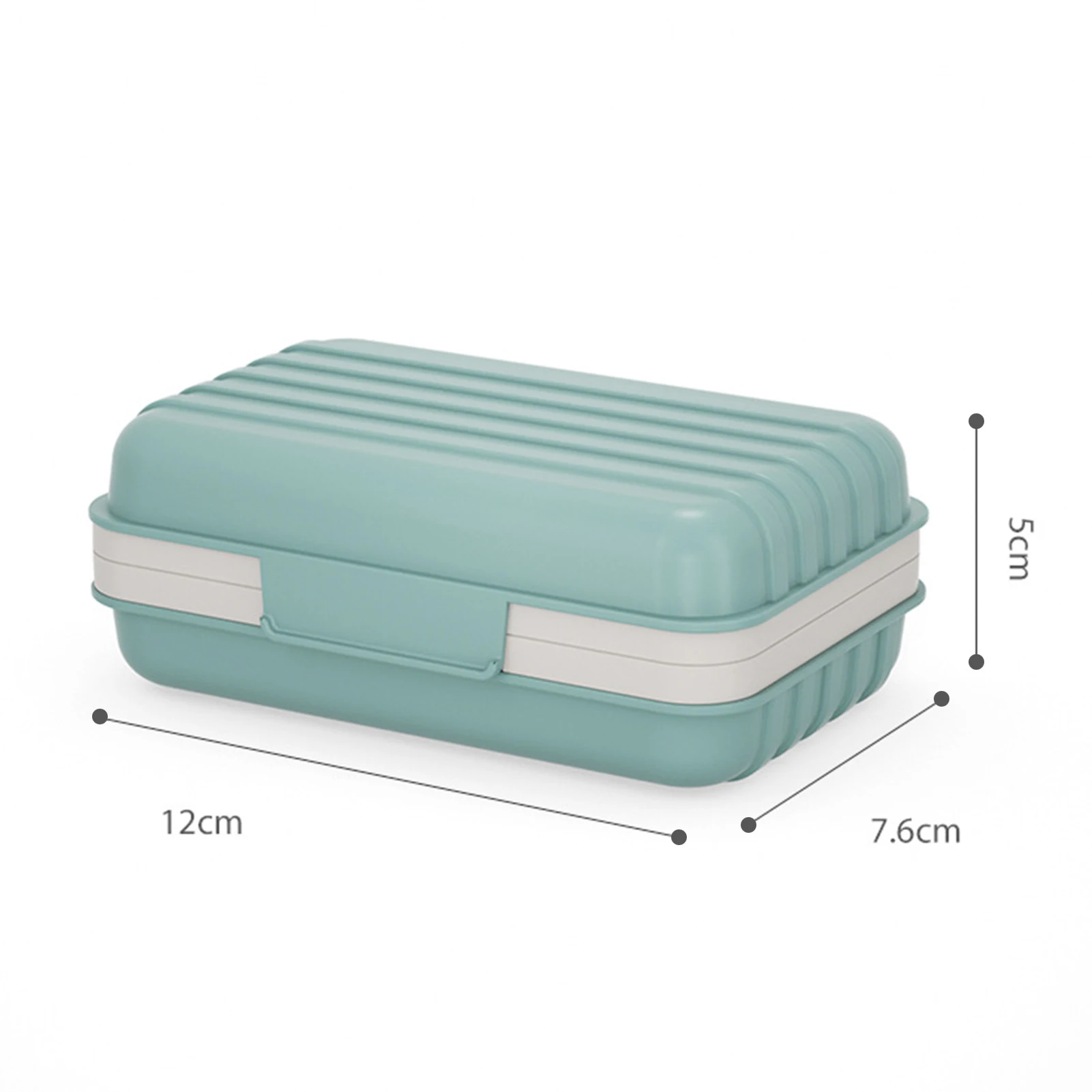 Shower Soap Case Tray With Drain Creative Decor Soap Dish Easy Operation Home Plastic Soap Box For Home Flat Dormitory Hotel - view 6