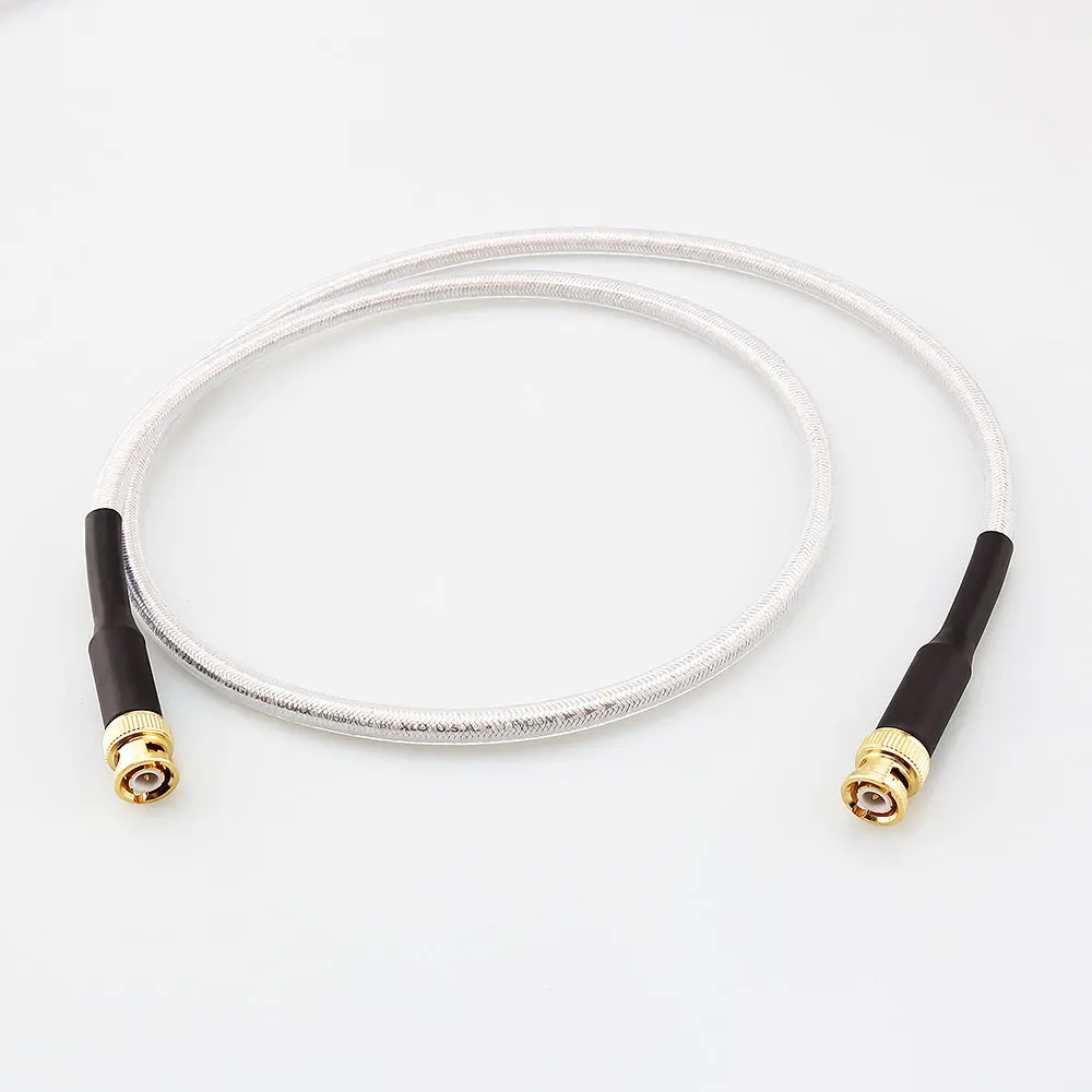 HiFi XLO HT4 Silver Plated 75 ohm Digital Audio BNC Cable High Fidelity Digital Coaxial Cable SDI, HD-SDI, CCTV, Came