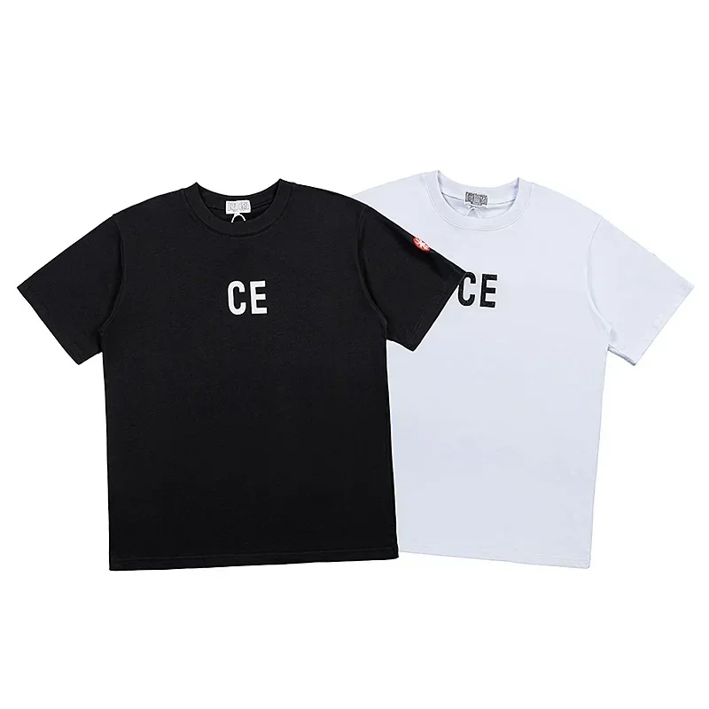 

24ss Newest Cav Empt Loose Short Sleeve Men Woman Robot Print Fashion T-shirts C.E Casual Couple Top Tee