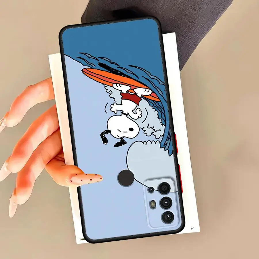 Мягкий чехол с милым мультяшным щенком для Samsung Galaxy A52 A56 A25 A26 A54 A34 A73 A35 A36 A22 A24 A53 A21s