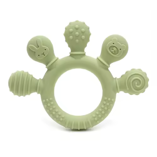 erduo Silicone Baby teether anxiety teething toys 0 12 months chew beads sensory gum relief soother - Image 16