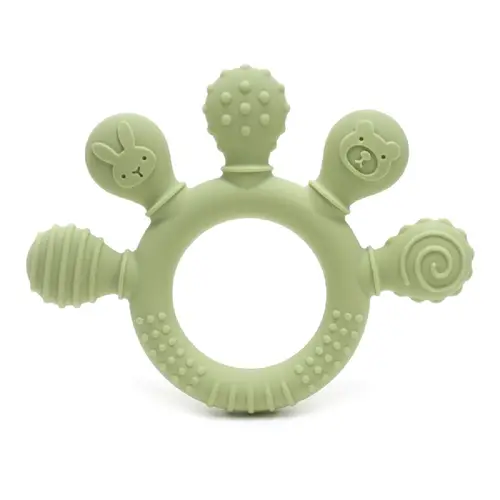 erduo Silicone Baby teether anxiety teething toys 0 12 months chew beads sensory gum relief soother - Image 16