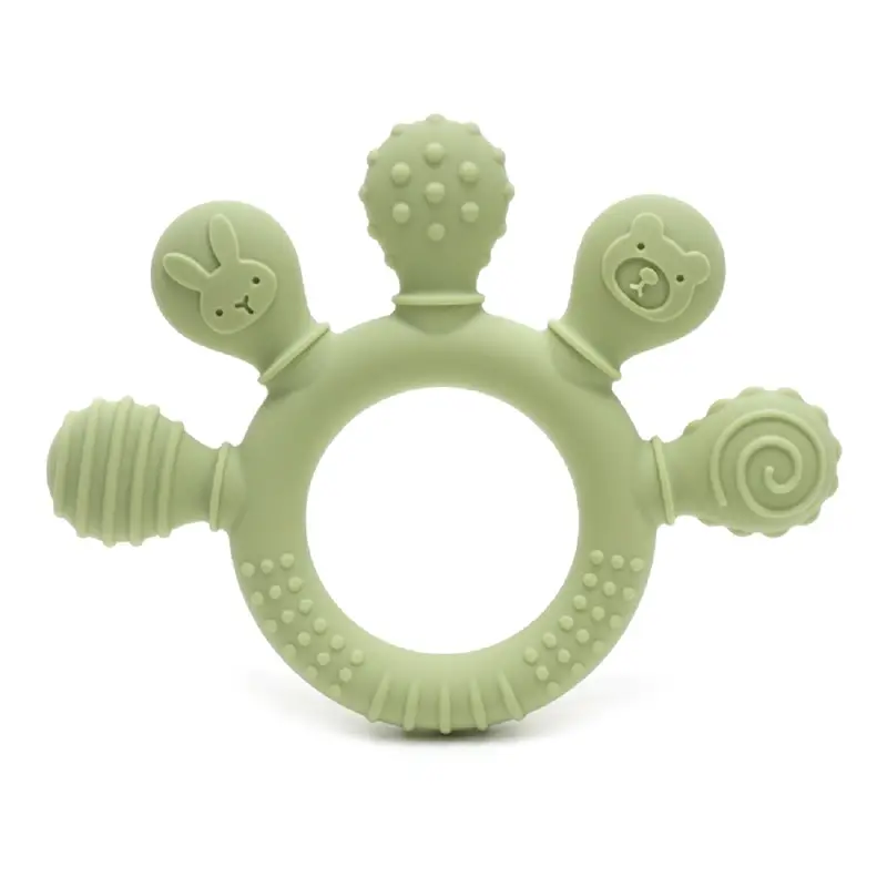 erduo Silicone Baby teether anxiety teething toys 0 12 months chew beads sensory gum relief soother - Image 16