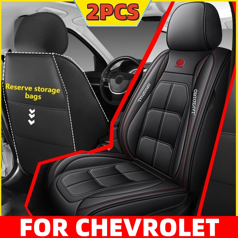 

NEW Car seat cover four seasons waterproof wear-resistant PU leather soft full-wrapped muscle seat cover FOR CHEVROLET