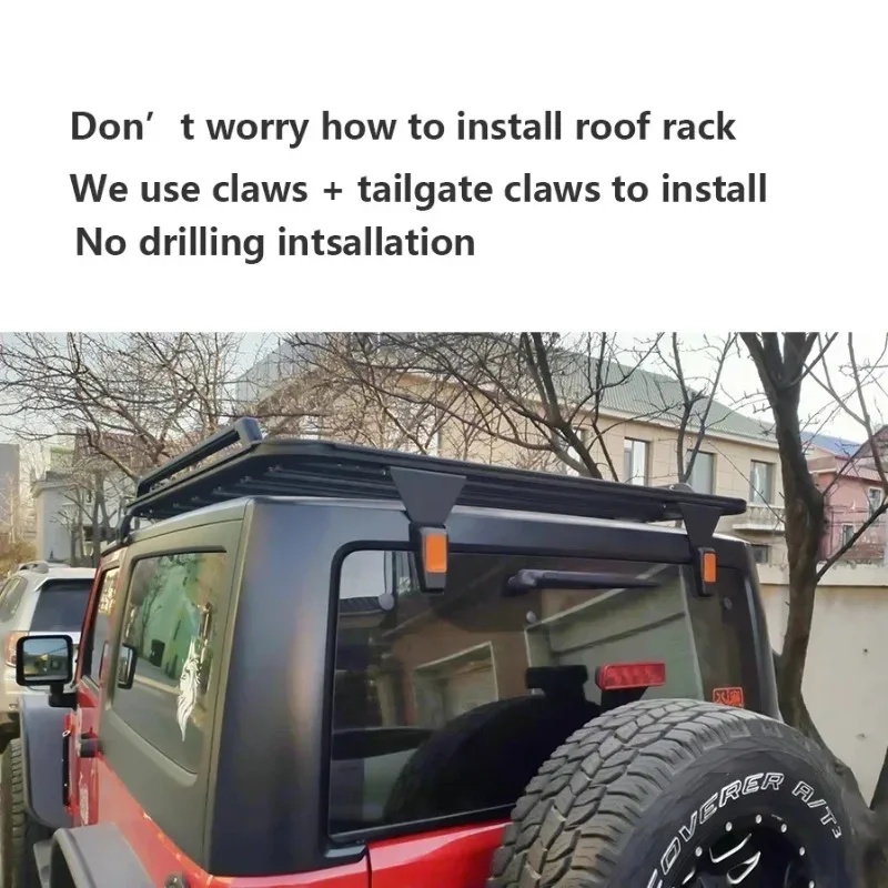 4x4 off Road BJ40 Car Roof Luggage Racks Platform Accessories Heavy-Duty Steel Black/White/Red/Blue/Silver/Gray Aluminum