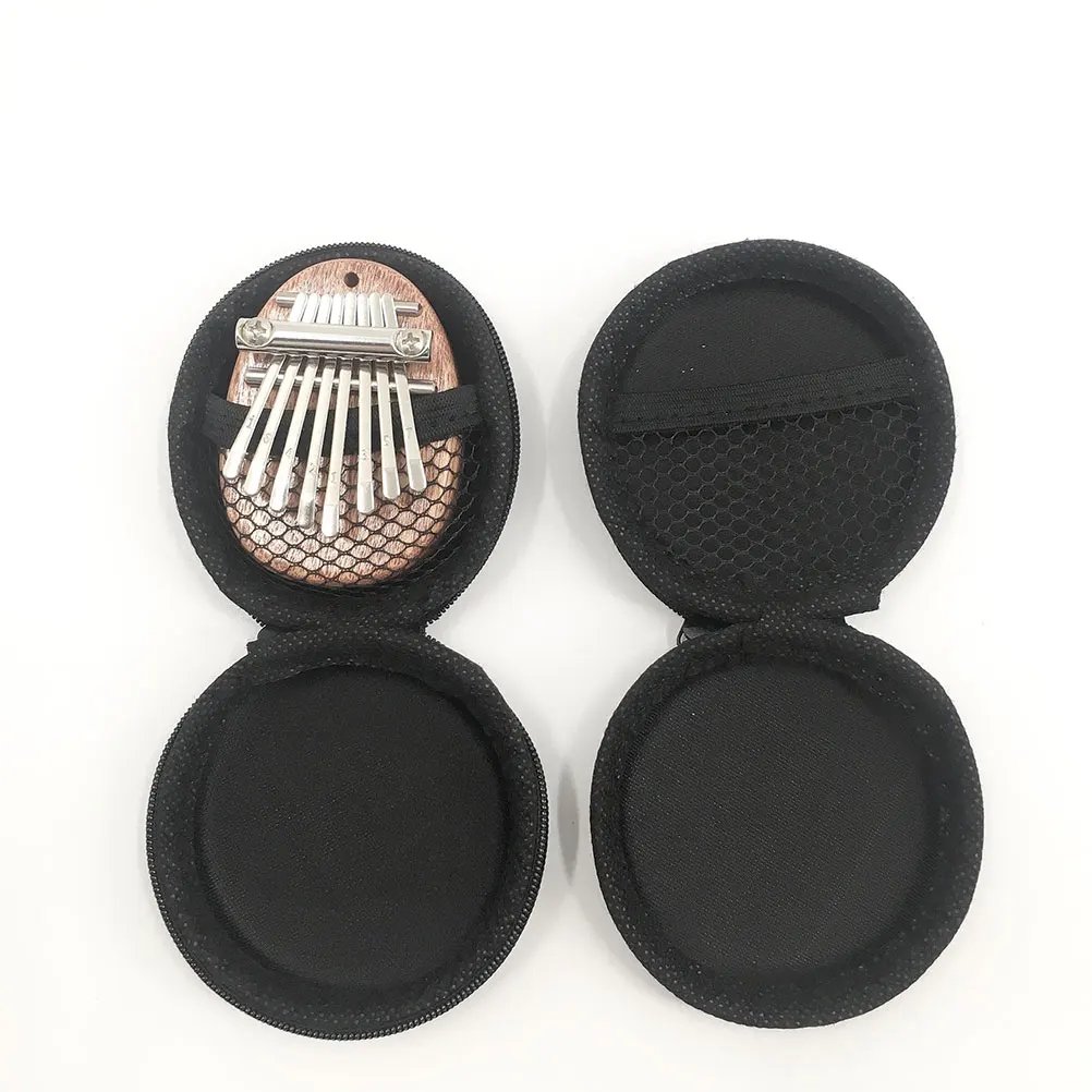 

1Pcs Thumb Piano Protective Case Simple Cotton Mesh Zipper Storage Bag for 8-Tone Kalimba Compact Portable Kalimba Bag