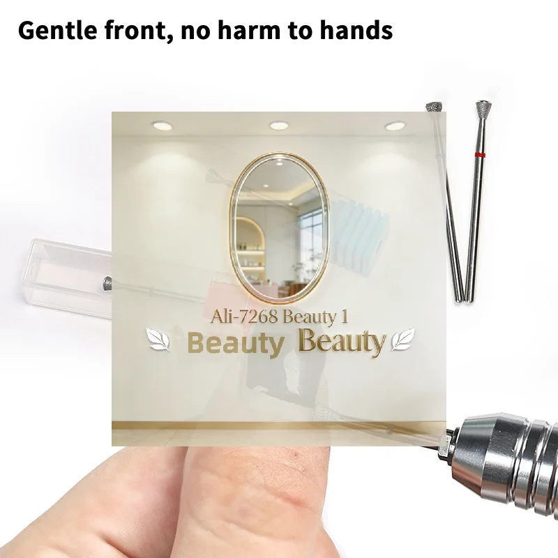 1 قطعة قاطعة المطحنة أصلع مسمار لقمة ثقب ل مانيكير ملحق مثقاب الخشب لأدوات إزالة بشرة الأظافر #1