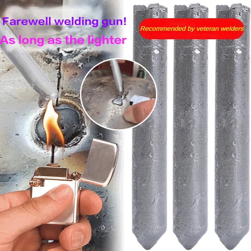 3 Teile/paket Universal Flussmittelfüllten Schweißstab Haushalt Reparatur Schweißen Artefakt Feuerzeug Kann Niedrige Temperatur Verwendet Werden