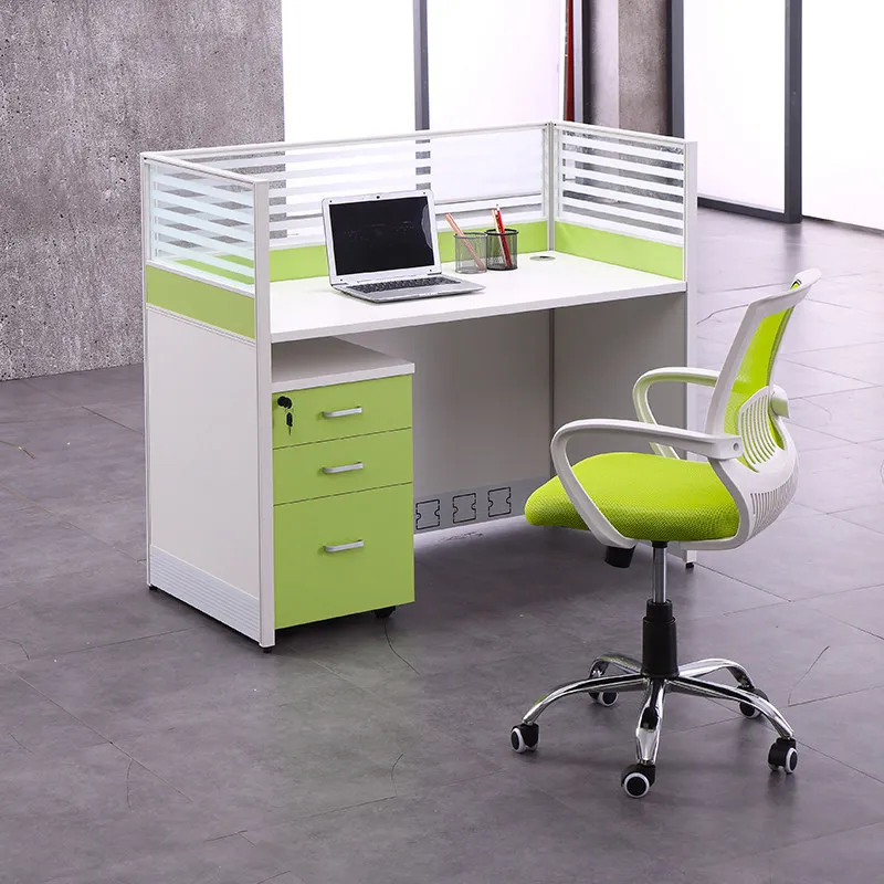 Simplicity Modern Office Desks Employee Screen Partition Cassette Office Desks Computer Bureau Meuble Working Equipment QF50OD