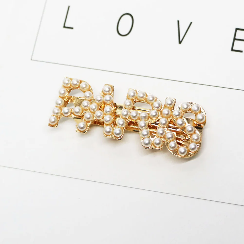 4 قطع من مشابك الشعر اللؤلؤية، متينة وأنيقة وبسيطة، مشابك شعر للحفلات، إكسسوارات عصرية إبداعية للنساء والفتيات هدية #5