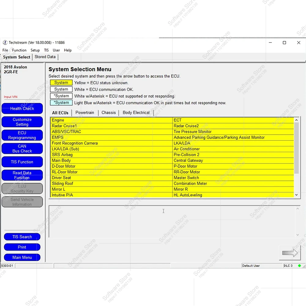 Techstream V18.00.008 mini vci Techstream car scanning software For MINI VCI OTC Scanner ECM ECU coding diagnose for Toyota