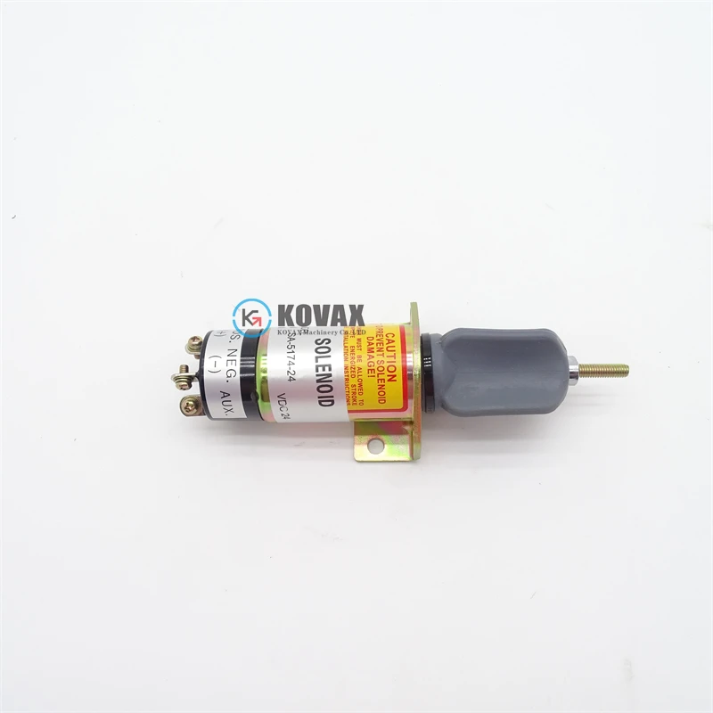 For Sa-5174-24 High Quality Flame Shutdown Solenoid Valve 24v Diesel Excavator Engine Parts Cummins