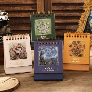 تقويم مكتب الطلاء الصغير البرونزي القديم ، الوجه المنضدية ، التقويم الشهري ، مفكرة الطالب ، مخطط الجدول الزمني ، 1 جهاز كمبيوتر ، 2025 أفضل 10 تقويم مفاجأة للمبيعات - رقم 6