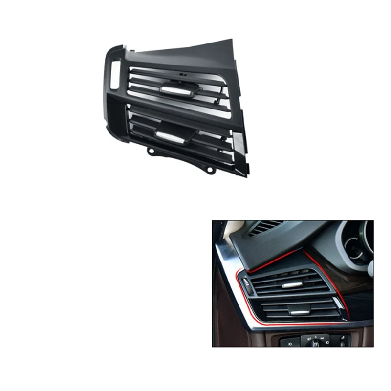 Car Dashboard Air Conditioner Vent Outlet Grille For BMW X5 X6 F15 F16 A/C Vent Outlet Panel LHD