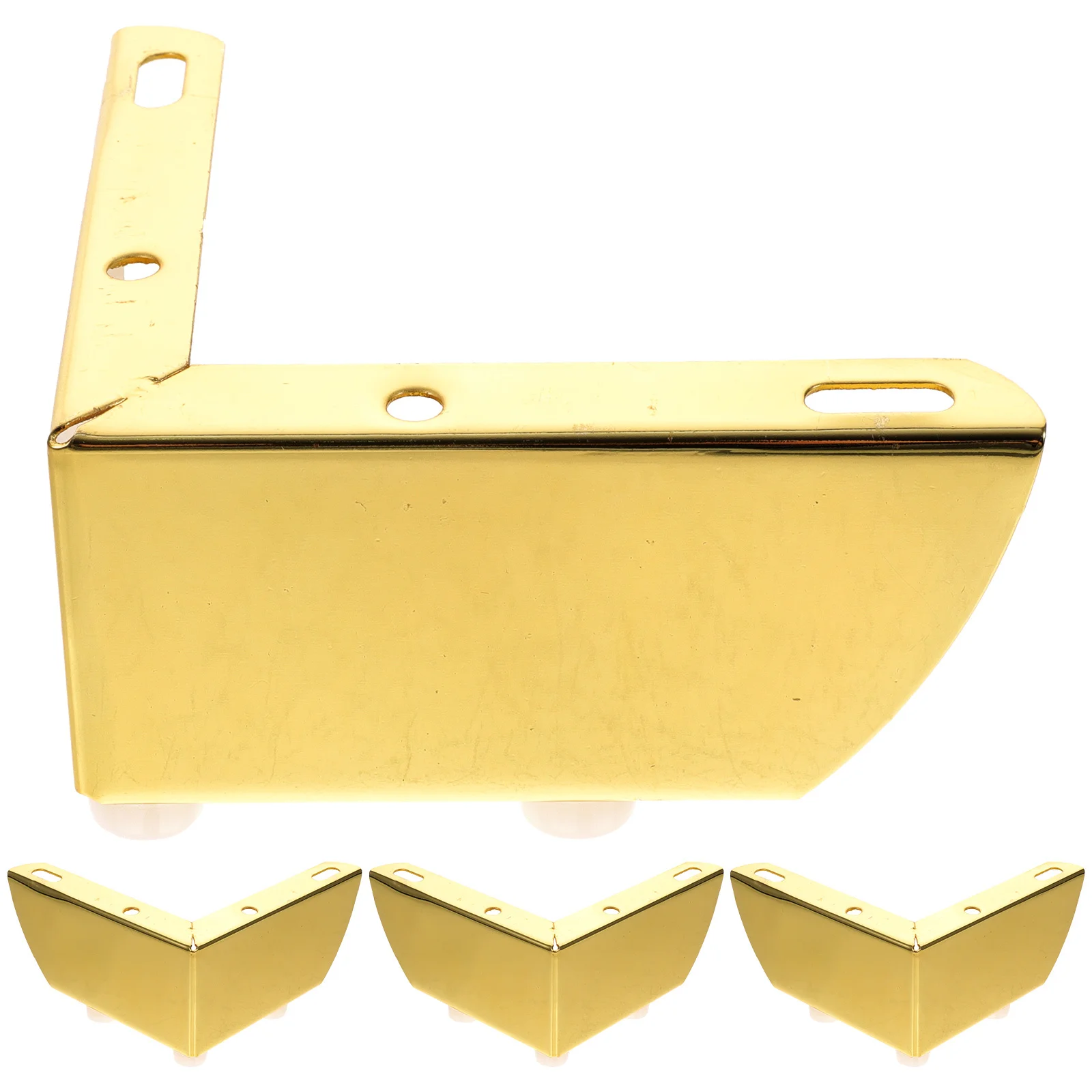 

4Pcs Iron Furniture Support Legs Heavy Duty for Sofa Cabinet Dresser Couch Wardrobe Replacement Feet Furniture Legs