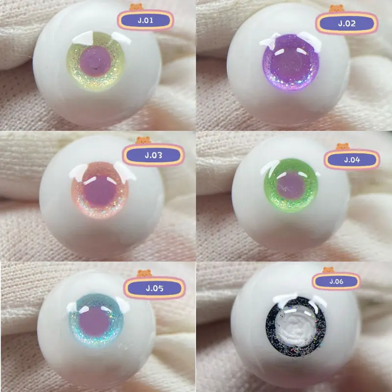 New Doll Eyes 10/12/14/16/18mm for 1/4 1/6 Bjd Doll Plaster Eyeball Imitation Glass Diy Girl Toys Dress Up Doll Accessories Eye