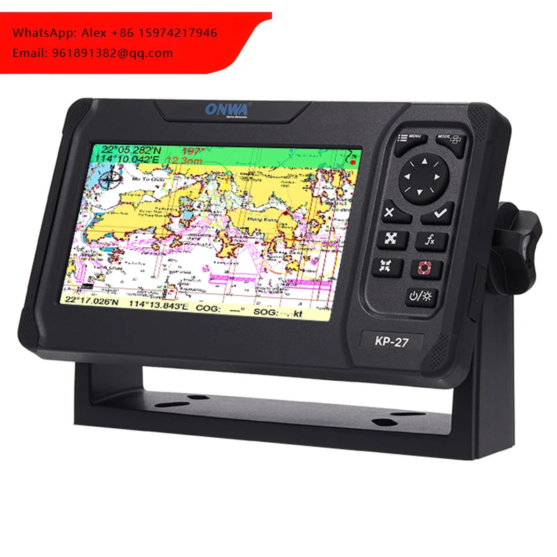 

ONWA KP-27 7 Inch GPS ChartPlotter Compatible With K-Chart C-MAP Max And Navionics+ Made In China