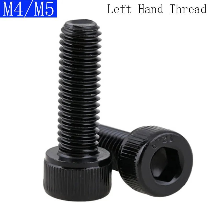 

M4 M5 Left Hand Thread 12.9 Grade Alloy Steel Socket Cap Screws Hex Allen Bolts