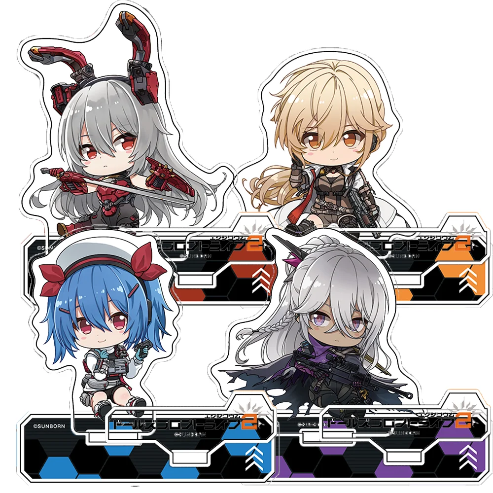 Girls Frontline Groza Nemesis Lenna Lotta Helena Zhaohui Springfield Peritya Double insertion Acrylic Stand Desktop Decor Gifts