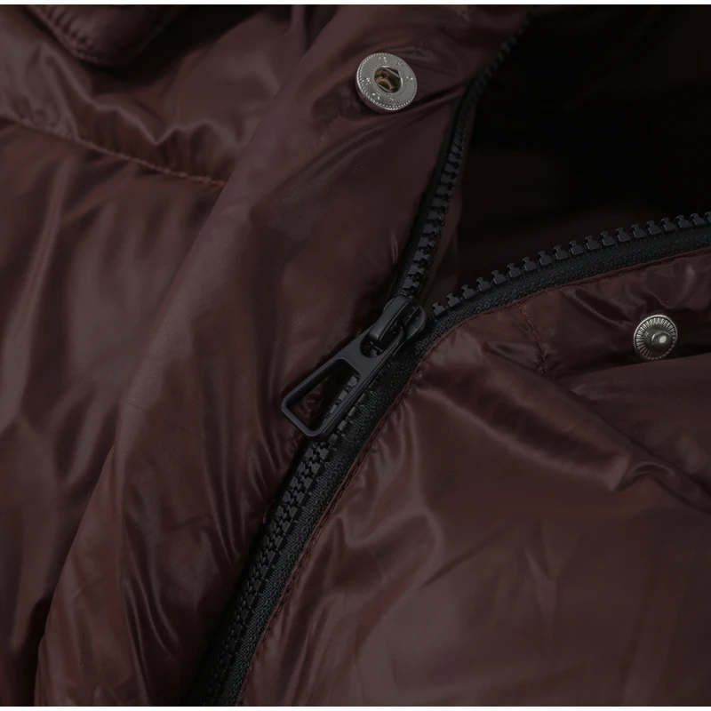 Damen Stehkragen, kurze Jacke, Mantel, Knopfleiste vorne, Wildleder, Lammfell gefüttert, Herbst-Winter-Oberbekleidung, Vintage-High-Street-Outfit – Detail 5