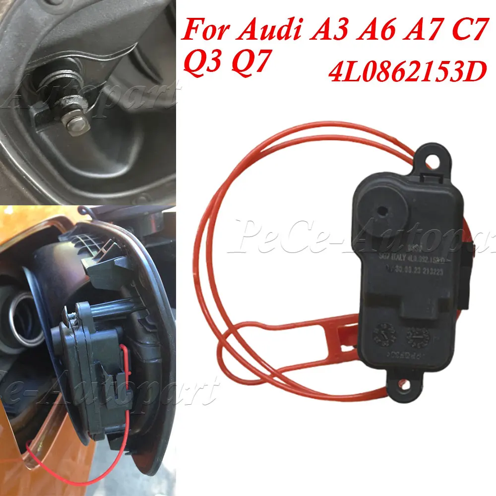For Audi A3 A6 A7 C7 Q3 Q7 Fuel Flap Door Release Lock Actuator Motor 4L0862153D 4L0 862 153 D