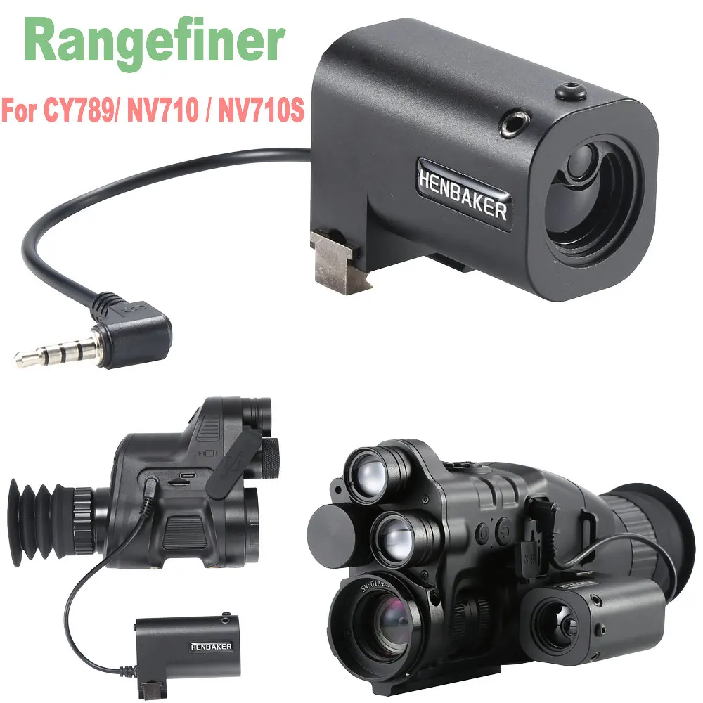 Henbaker Mini Rangefinder 3m-700m for CY789 CY810 NV710 Night Vision Scope Invisible 940nm Laser IR New Version Range finder