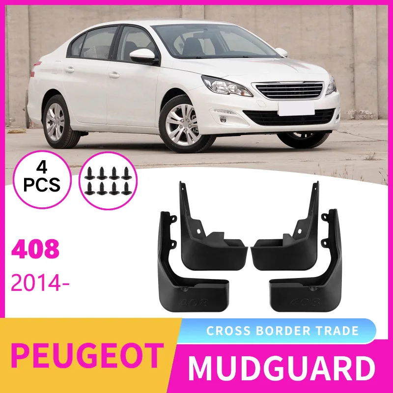 

Suitable for Peugeot 408 2014-2023 Car Tires, Fender Leather, Special Car