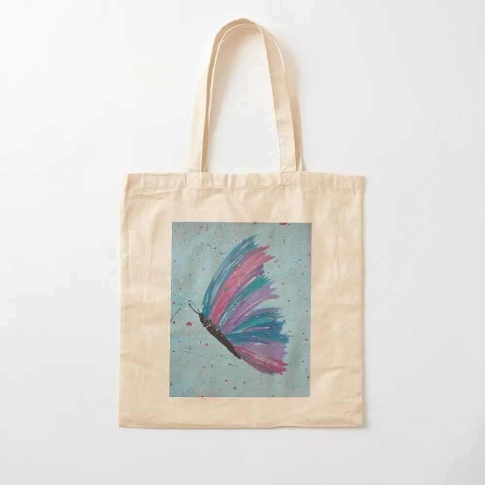 Butterfly 4 Tote Bag Shopper large size bags Canvas shopper bag women canvas