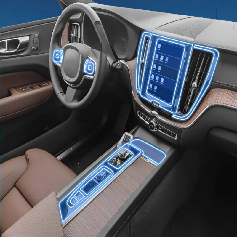 

Для Volvo S90 B5 2021, мультимедийная навигация приборной панели, прозрачная защитная пленка от царапин, модификация для