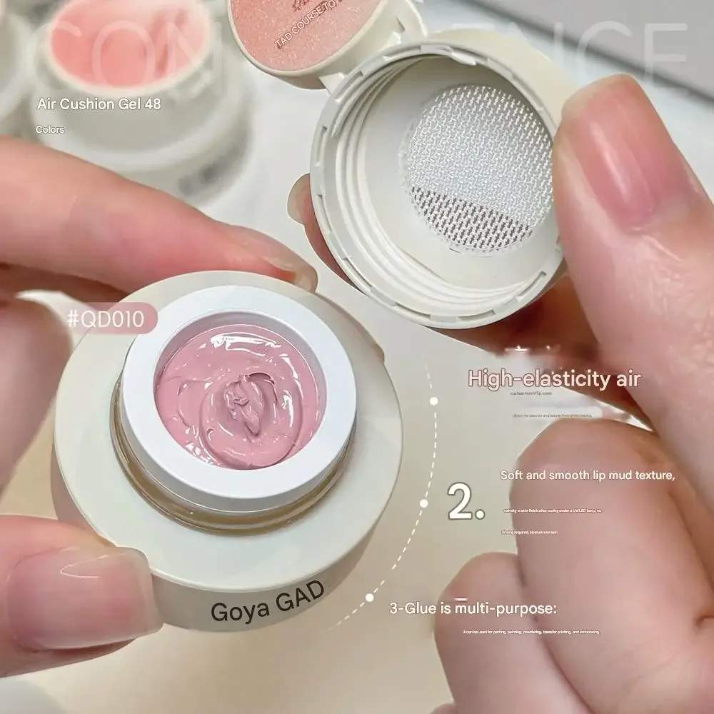 5g Nagel-Luftkissen-Patting-Gel, einfarbig, Farbverlauf, Blooming Painting Gel Polish, UV/LED Maniküre, DIY Salon Nagelkunst Lack – Detail 4