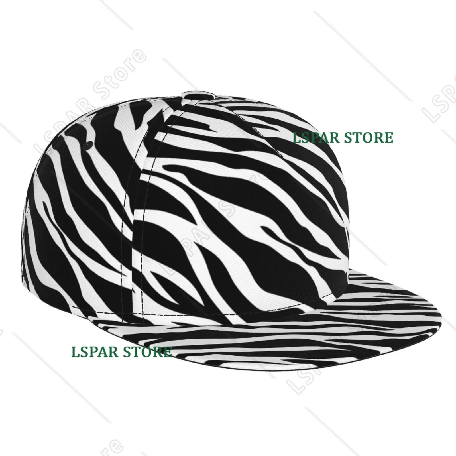 Fashion Baseball Cap for Women Casual Snapback Hat Girls Four Seasons Unisex Outdoor Sun Caps Hip Hop Zebra Print Hat Mom Hats