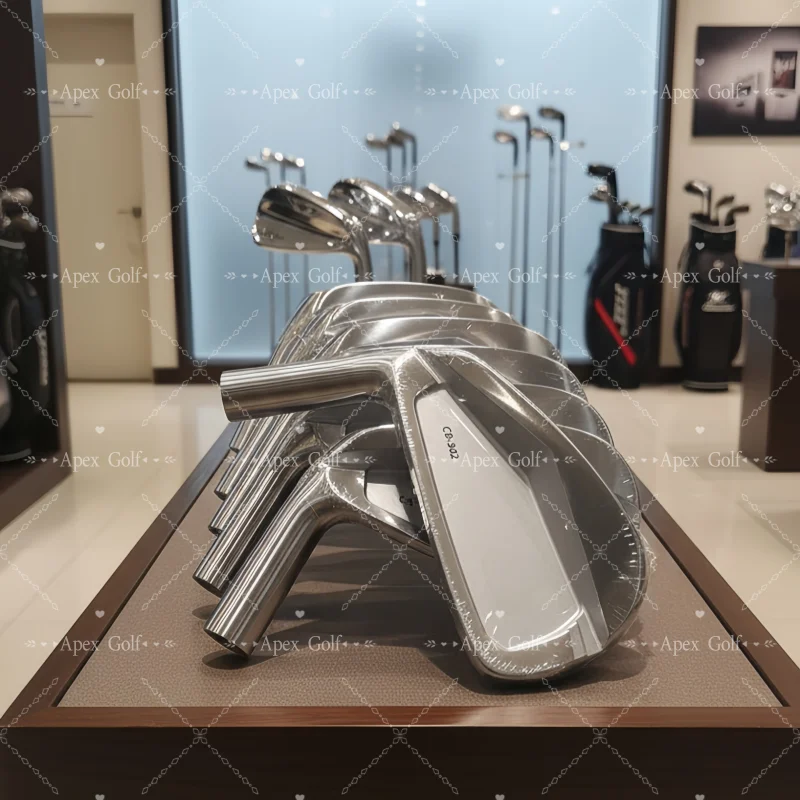 CB 302 Forged Golf Iron Heads, Left Hand 4-PW Iron Club Heads, Men's Golf Club Head Set